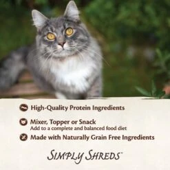 Wellness CORE Simply Shreds Flaked Wild Salmon And Tuna Wet Cat Food 50g X 12 -Habitat Pets Supplies Wellness CORE Simply Shreds Flaked Wild Salmon and Tuna Wet Cat Food 50g x 12 9