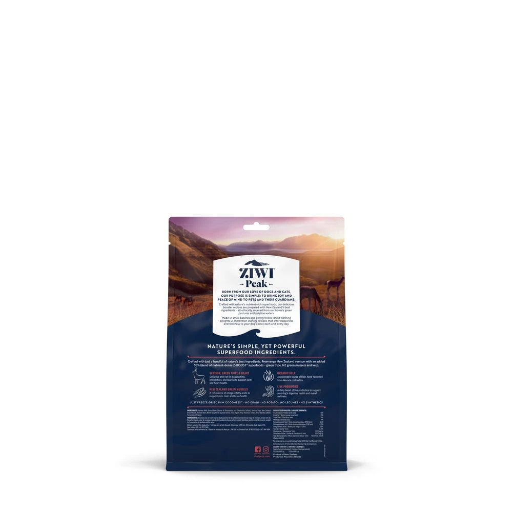 ZIWI Peak Raw Freeze Dried Superboost Venison Recipe Meal Enhancer For Dogs 320g 2 ZIWI Peak Raw Freeze Dried Superboost Venison Recipe Meal Enhancer For Dogs 320g - Image 2