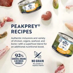 ZIWI Peak Wet Chicken Recipe Cat Food 85g -Habitat Pets Supplies ZIWI Peak Wet Chicken Recipe Cat Food 85g 5