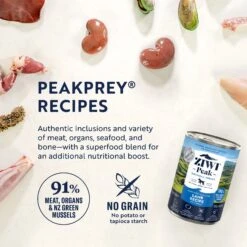 ZIWI Peak Wet Lamb Recipe Dog Food 390g X 12 -Habitat Pets Supplies ZIWI Peak Wet Lamb Recipe Dog Food 390g x 12 5