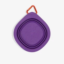 Zee.Dog Go Bowl Collapsible Silicone Travel Bowl Peak Purple -Habitat Pets Supplies Zee Dog Go Bowl Collapsible Silicone Travel Bowl Peak Purple 3
